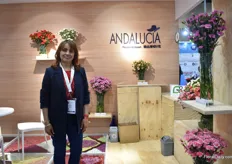 Ruby Forero of Andalucia, a grower of spray carnations in Rosal